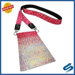 Faux Leather Crossbody Phone Purse, 7x4.75 Inches, Hands-Free Compact Bag